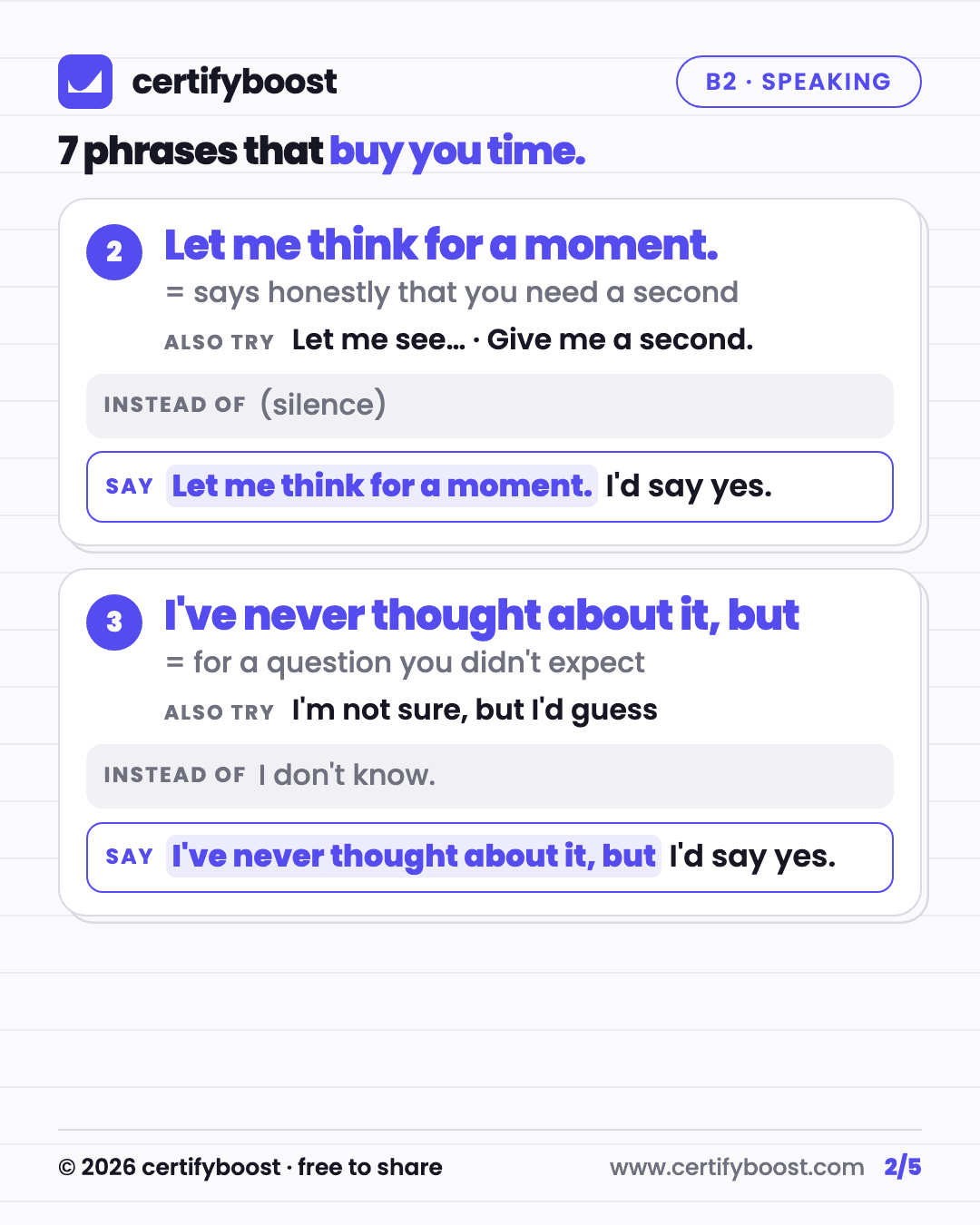 7 phrases that buy you time when you speak, image 2 of 5
